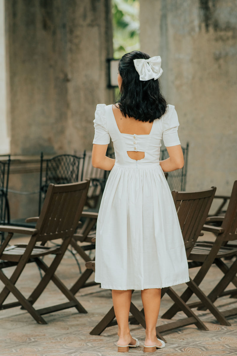 Milani Midi Dress in White