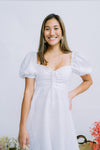 Sydney Mini Dress in White