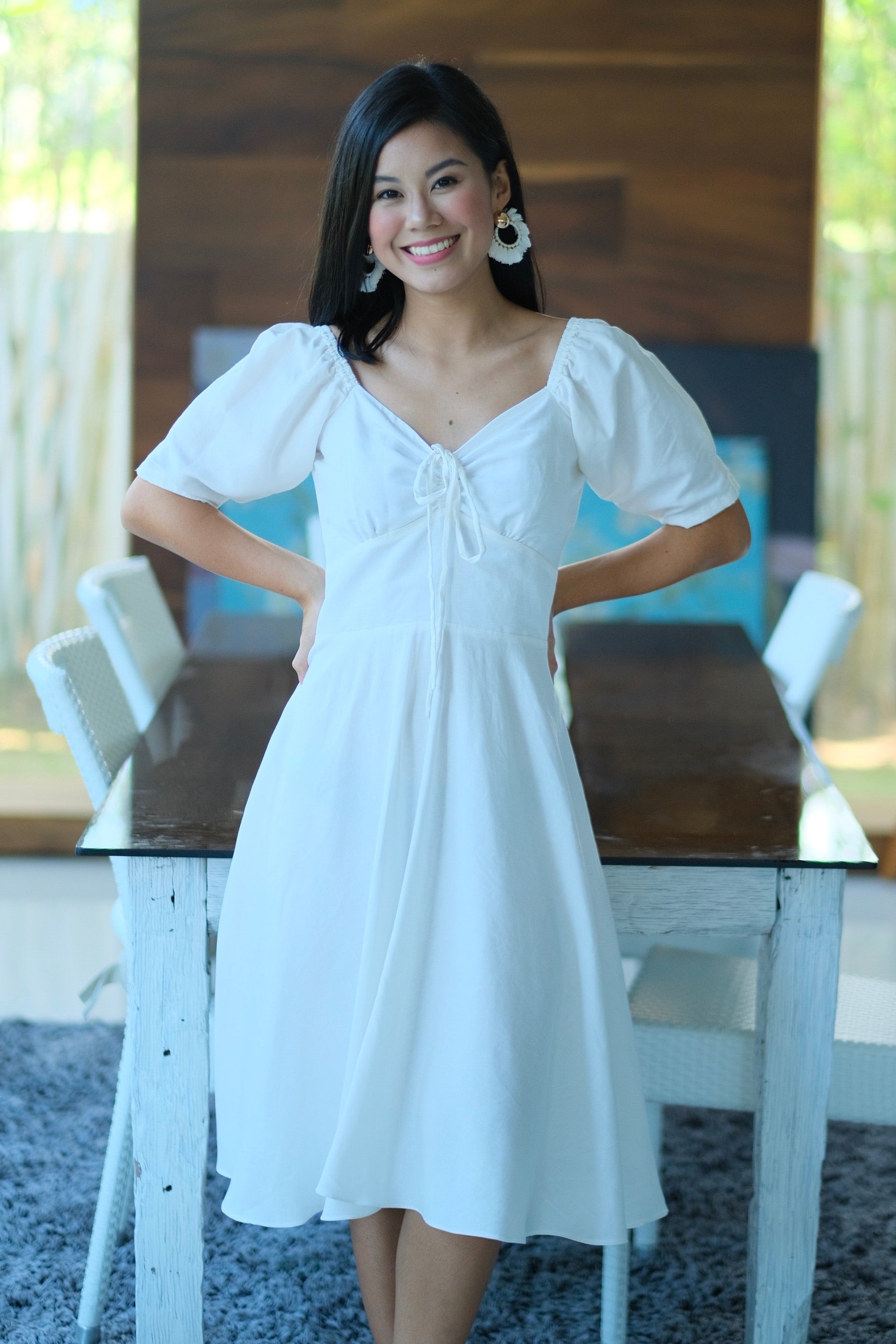 Maui Dress in White