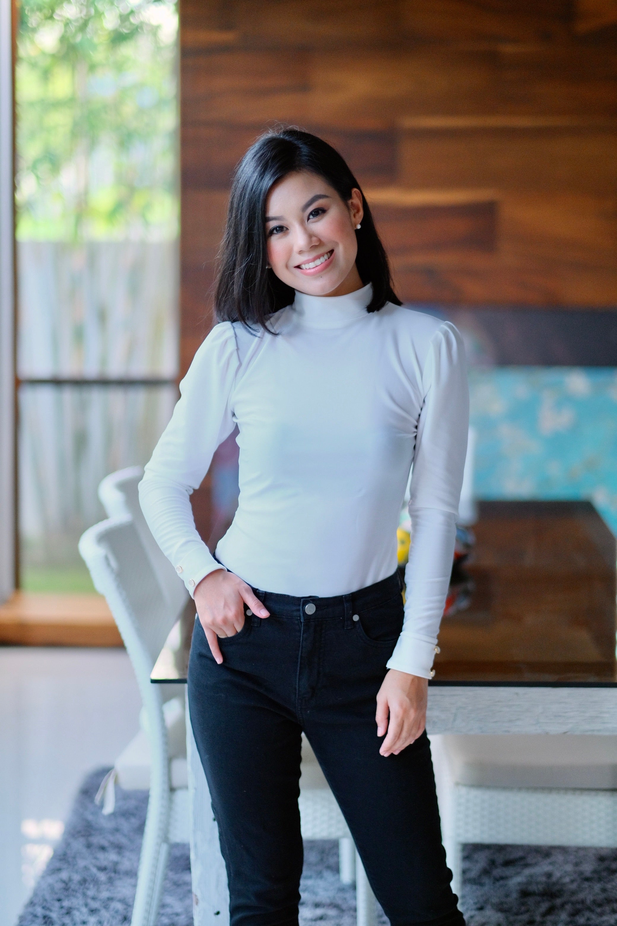 Melody Top in Plain White