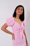 Molly Seersucker Dress - Pink