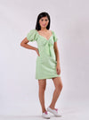 Molly Seersucker Dress - Light Green
