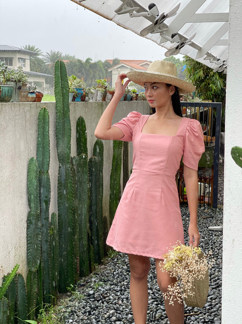 Aubrey Dress in Italian Rose
