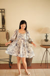 Roselyn Dress in Silvermist